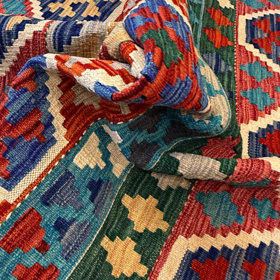 Hand Made Afghan Kilim 3' 3" x 5' 2" - No. AL42635