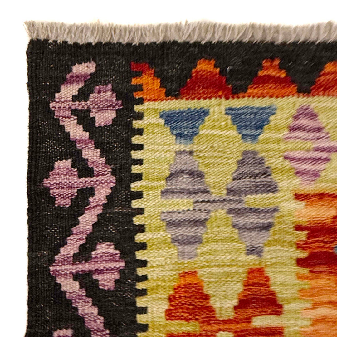 Hand Knotted Flatweave Kilim 4' 3" x 5' 11" - No. AL82587