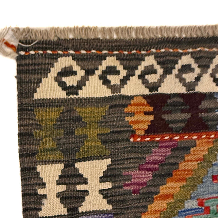 Hand Knotted Flatweave Kilim Runner 2' 9" x 9' 11" - No. AL52204