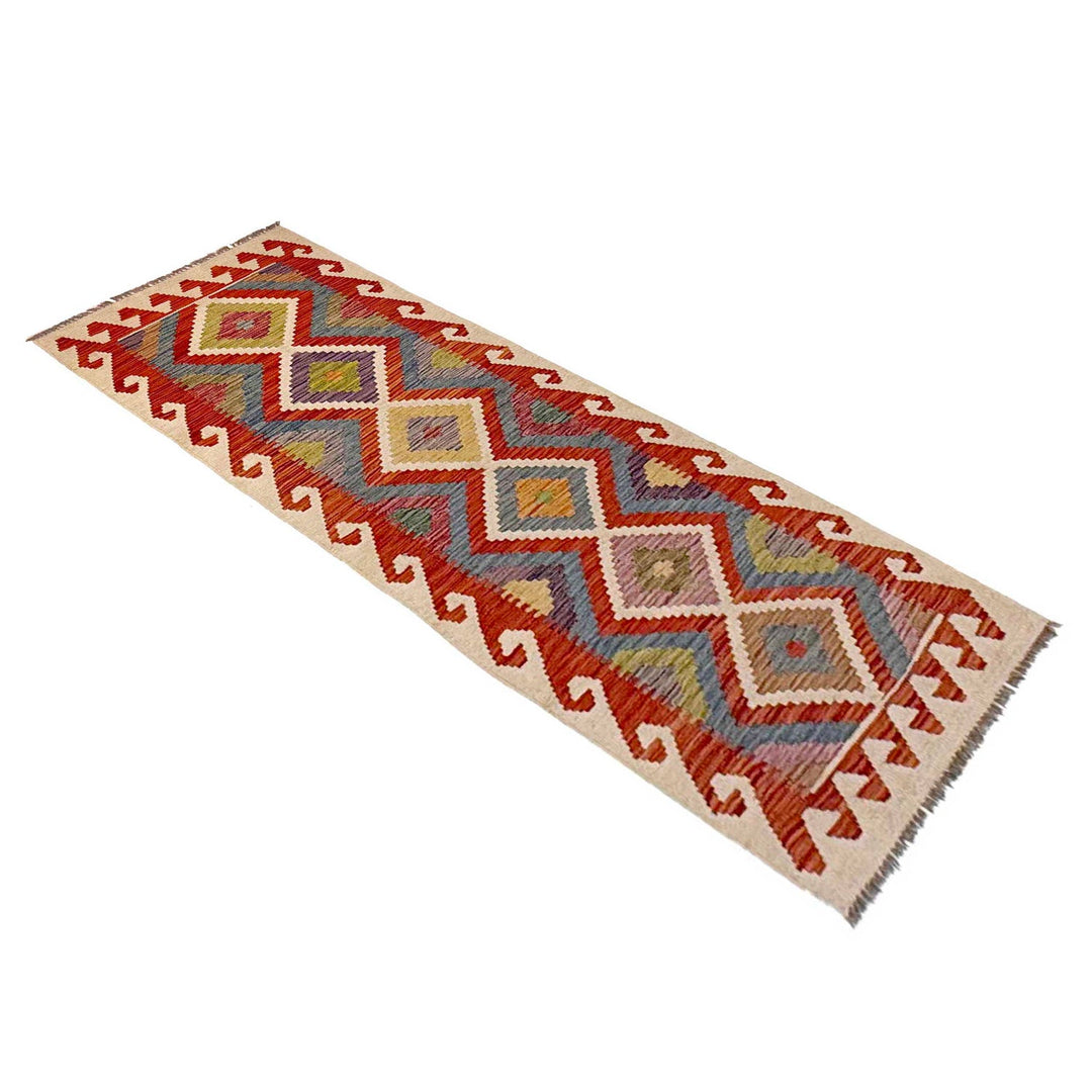Hand Knotted Flatweave Kilim Runner 2' 1" x 6' 0" - No. AL94331