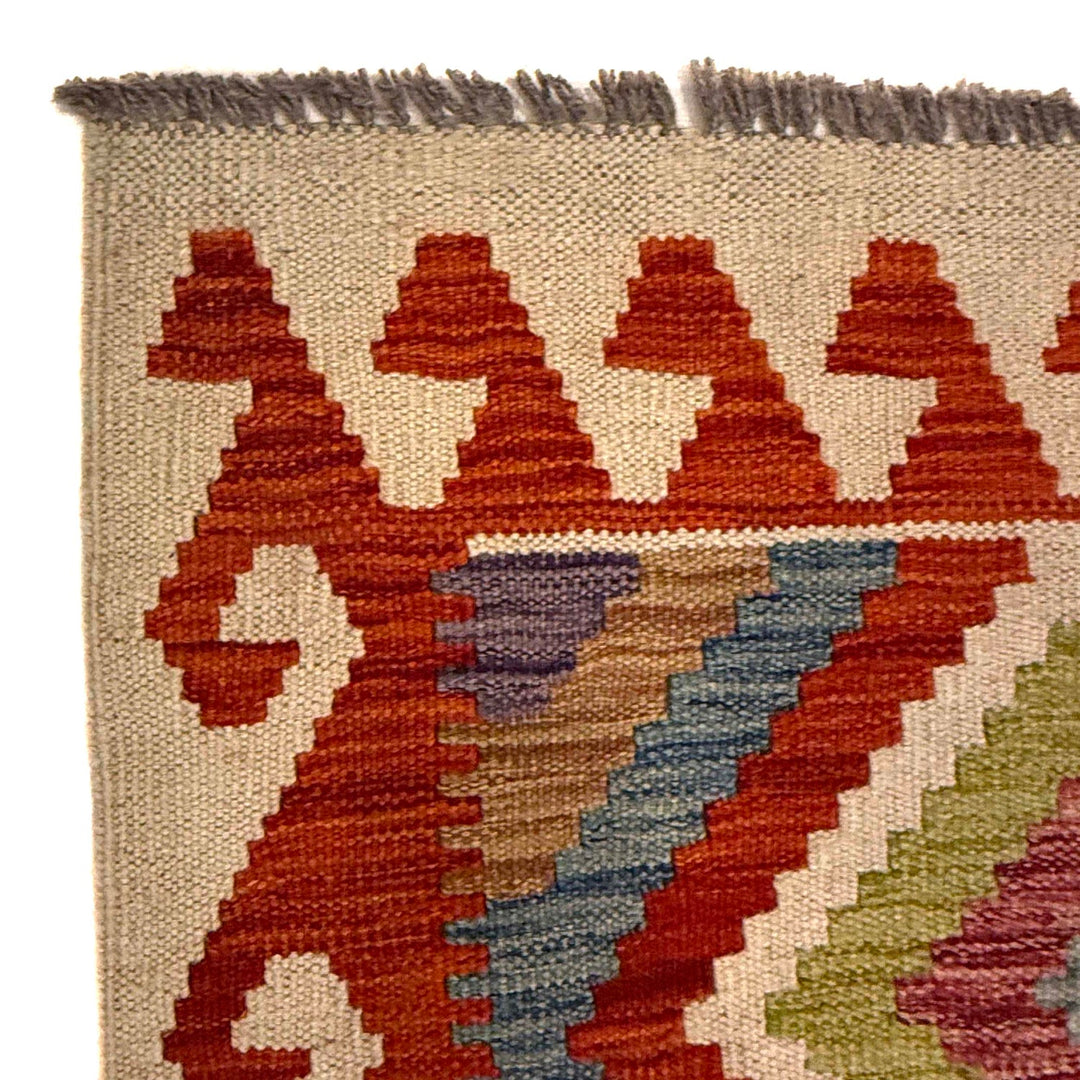 Hand Knotted Flatweave Kilim Runner 2' 1" x 6' 0" - No. AL94331