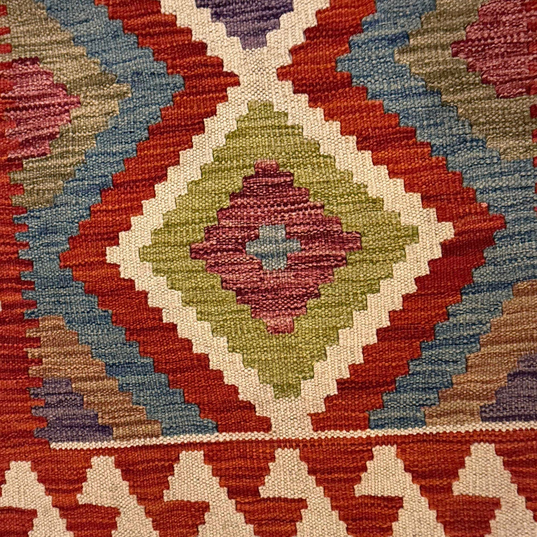 Hand Knotted Flatweave Kilim Runner 2' 1" x 6' 0" - No. AL94331