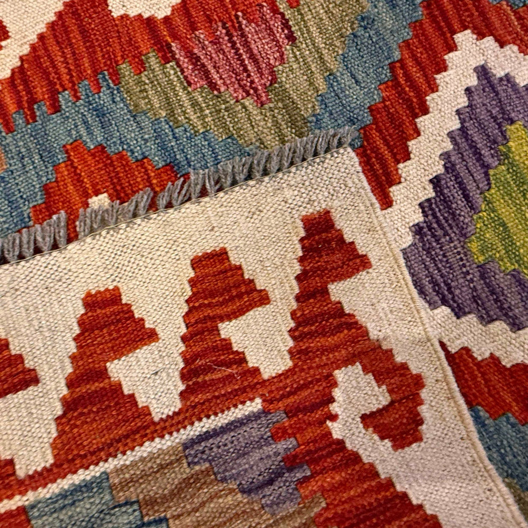 Hand Knotted Flatweave Kilim Runner 2' 1" x 6' 0" - No. AL94331