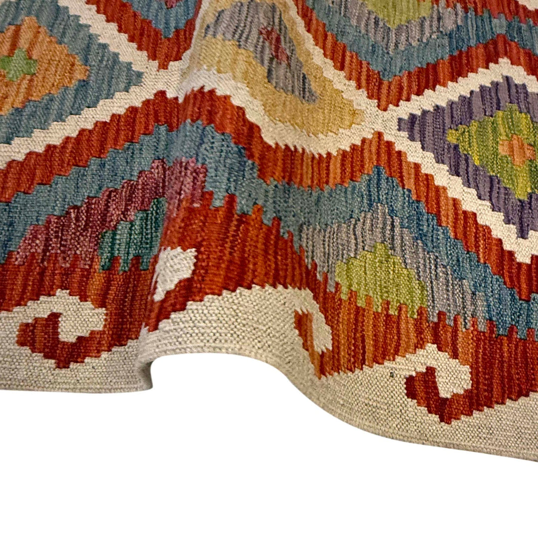 Hand Knotted Flatweave Kilim Runner 2' 1" x 6' 0" - No. AL94331