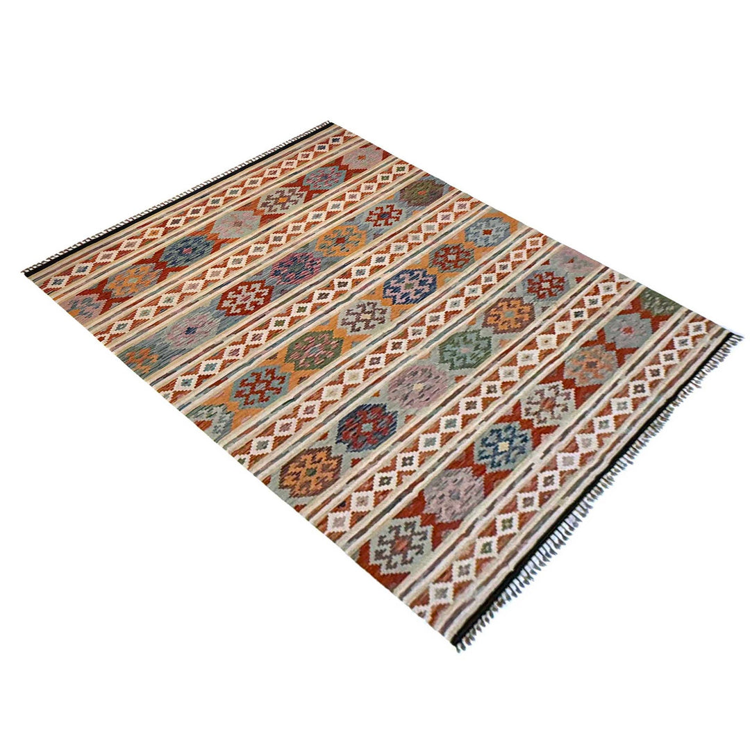 Medium Size Chobi Kilim 6' 7" x 10' 2" - No. AL72147