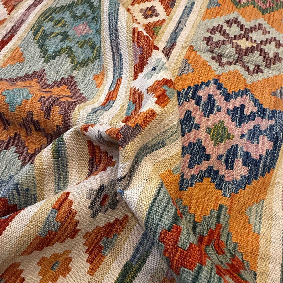 Medium Size Chobi Kilim 6' 7" x 10' 2" - No. AL72147