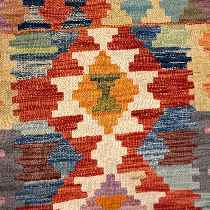 Handmade Afghan Vegetable Kilim Runner 2' 9" x 9' 5" - No. AL92824
