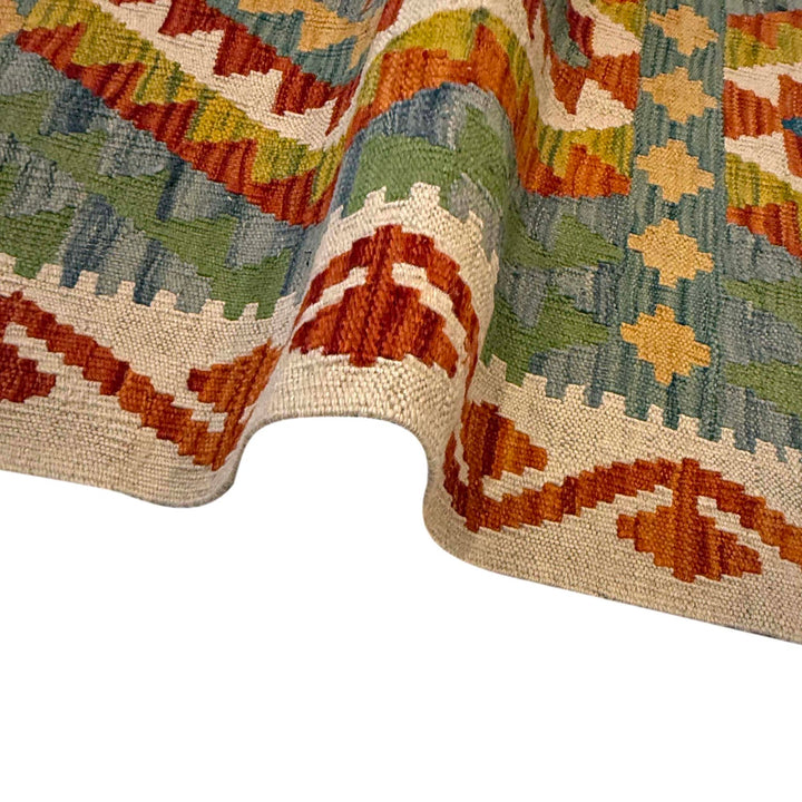Hand Made Afghan Kilim 4' 1" x 5' 8" - No. AL63593