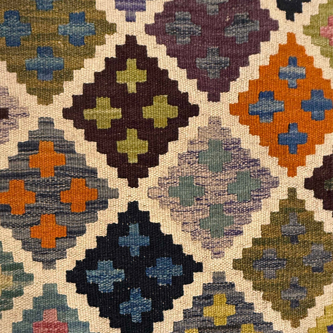 Handmade Vegetable Kilim 3' 3" x 4' 10" - No. AL62096