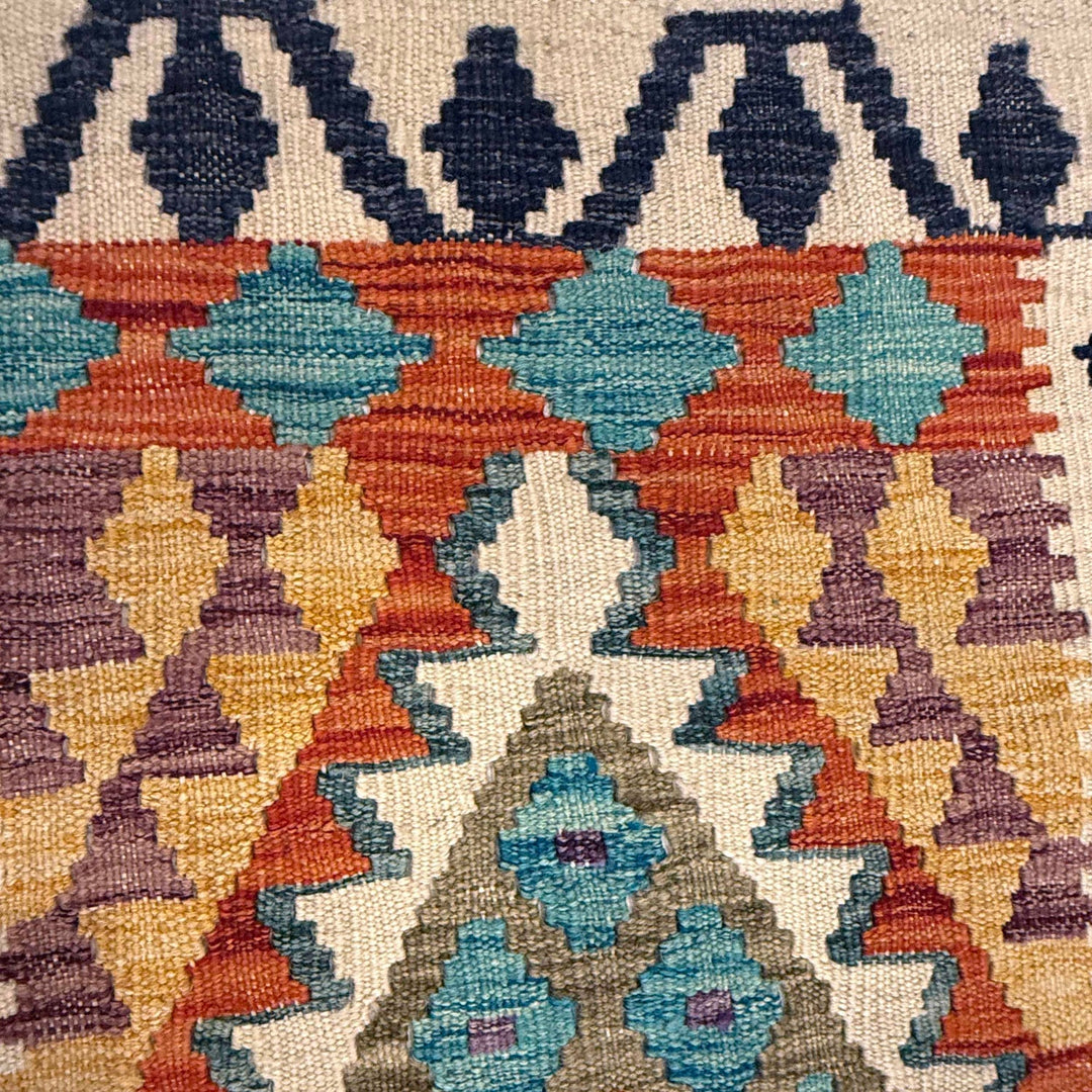 Handmade Afghan Vegetable Kilim Runner 1' 11" x 5' 11" - No. AL20580