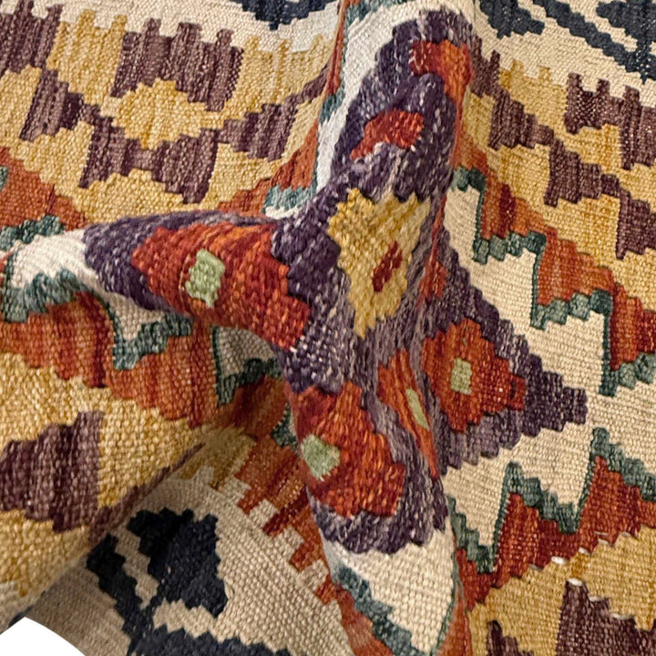 Handmade Afghan Vegetable Kilim Runner 1' 11" x 5' 11" - No. AL20580