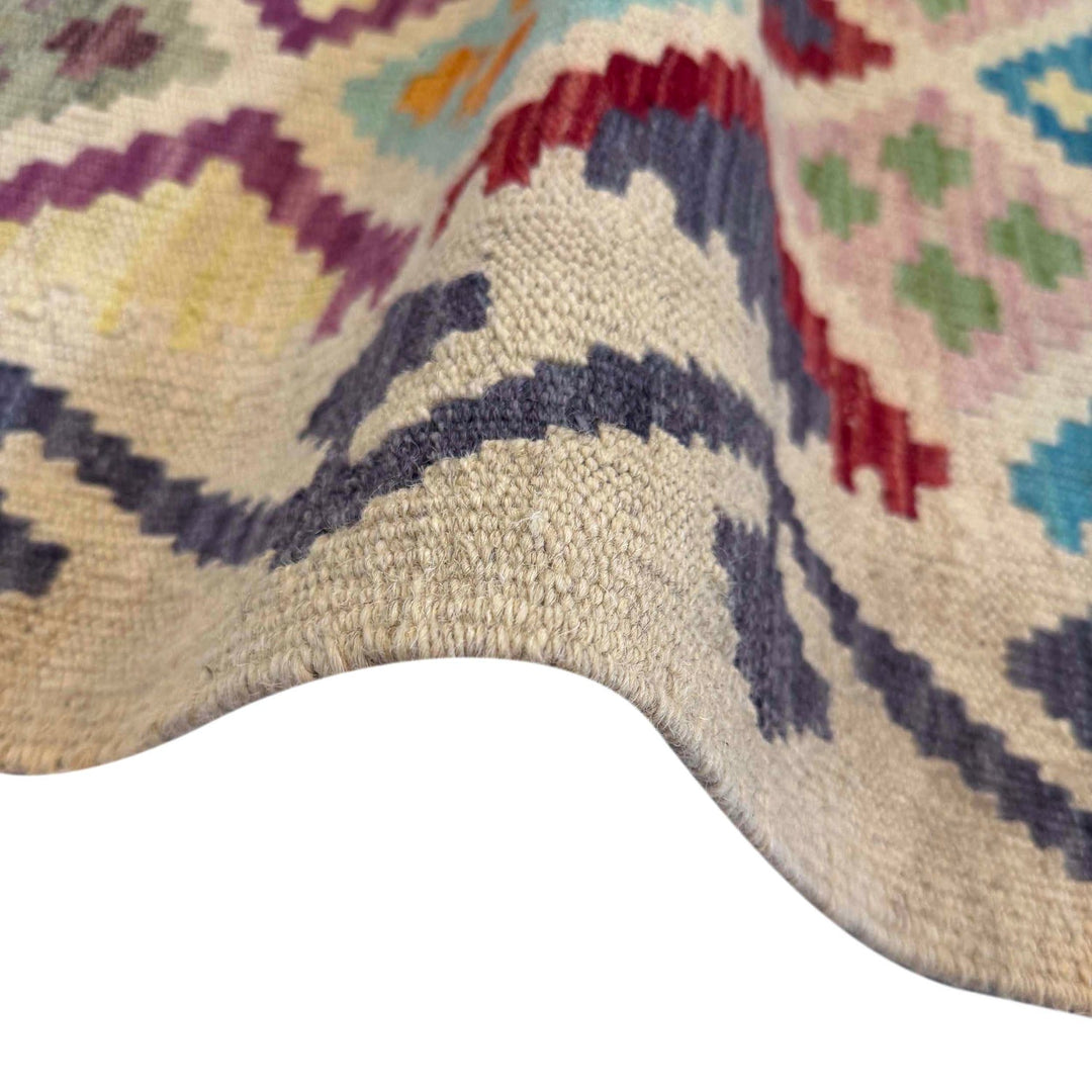 Handmade Vegetable Kelim 6' 11" x 9' 11" - No. AL32379