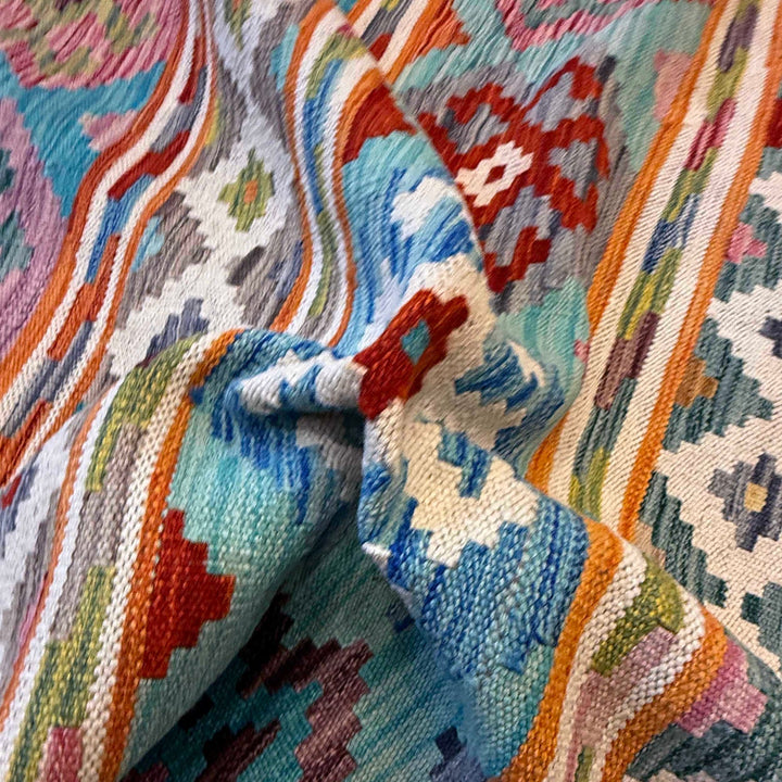 Medium Size Chobi Kilim 6' 9" x 10' 1" - No. AL33023