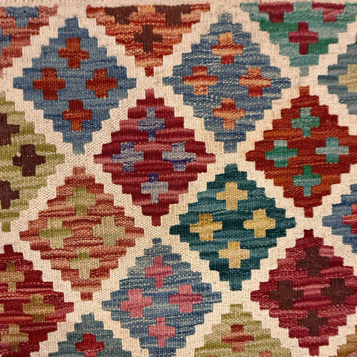 Handmade Vegetable Kelim 3' 4" x 5' 0" - No. AL88294