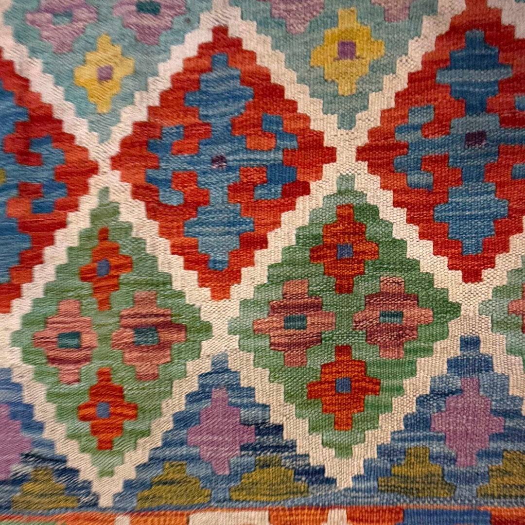 Hand Knotted Flatweave Kilim 6' 9" x 9' 6" - No. AL21288