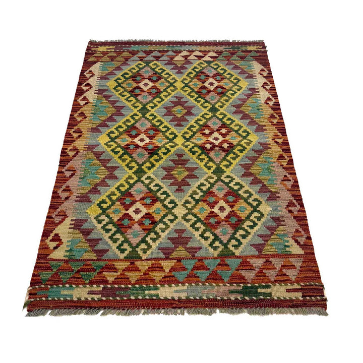 Hand Knotted Flatweave Kilim 2' 7" x 4' 0" - No. AL81547
