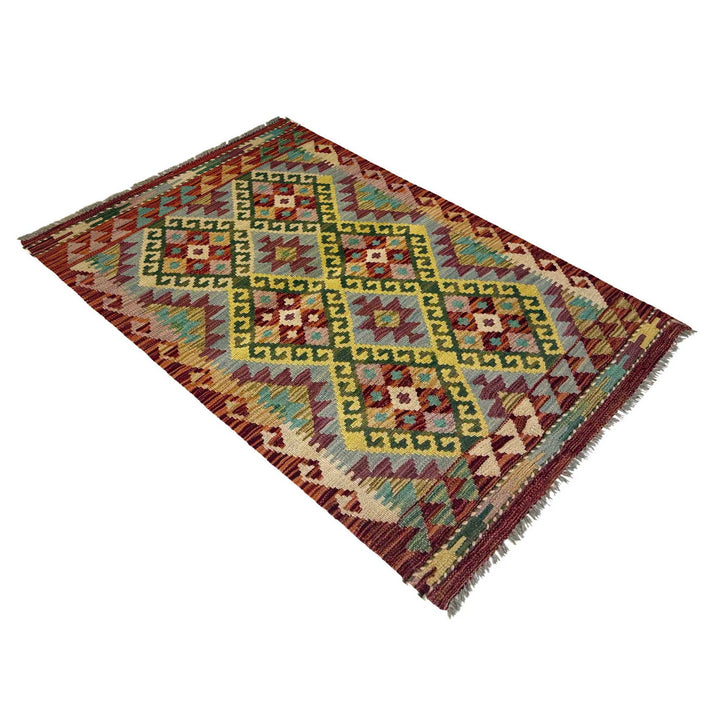 Hand Knotted Flatweave Kilim 2' 7" x 4' 0" - No. AL81547