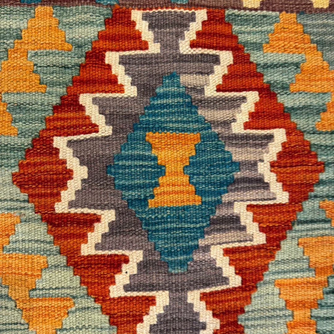 Handmade Afghan Vegetable Kilim 2' 7" x 4' 2" - No. AL75046