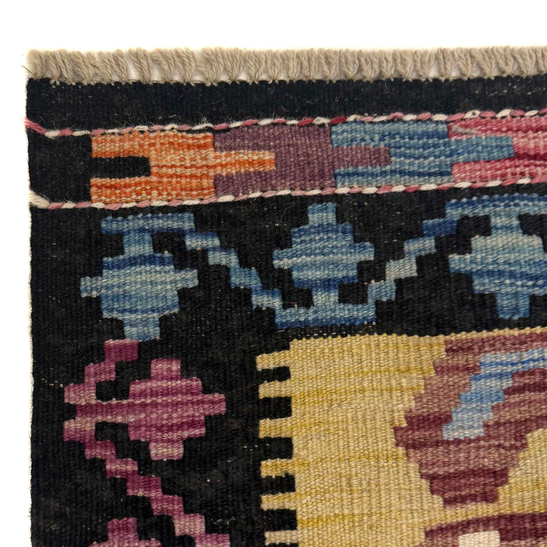 Handmade Vegetable Kilim Runner 2' 8" x 9' 11" - No. AL69915