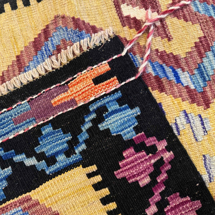 Handmade Vegetable Kilim Runner 2' 8" x 9' 11" - No. AL69915