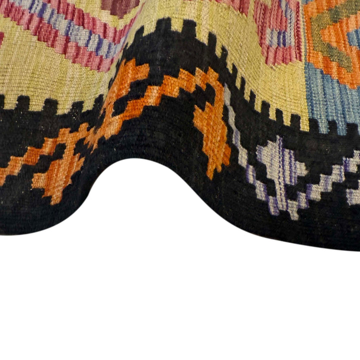 Handmade Vegetable Kilim Runner 2' 8" x 9' 11" - No. AL69915