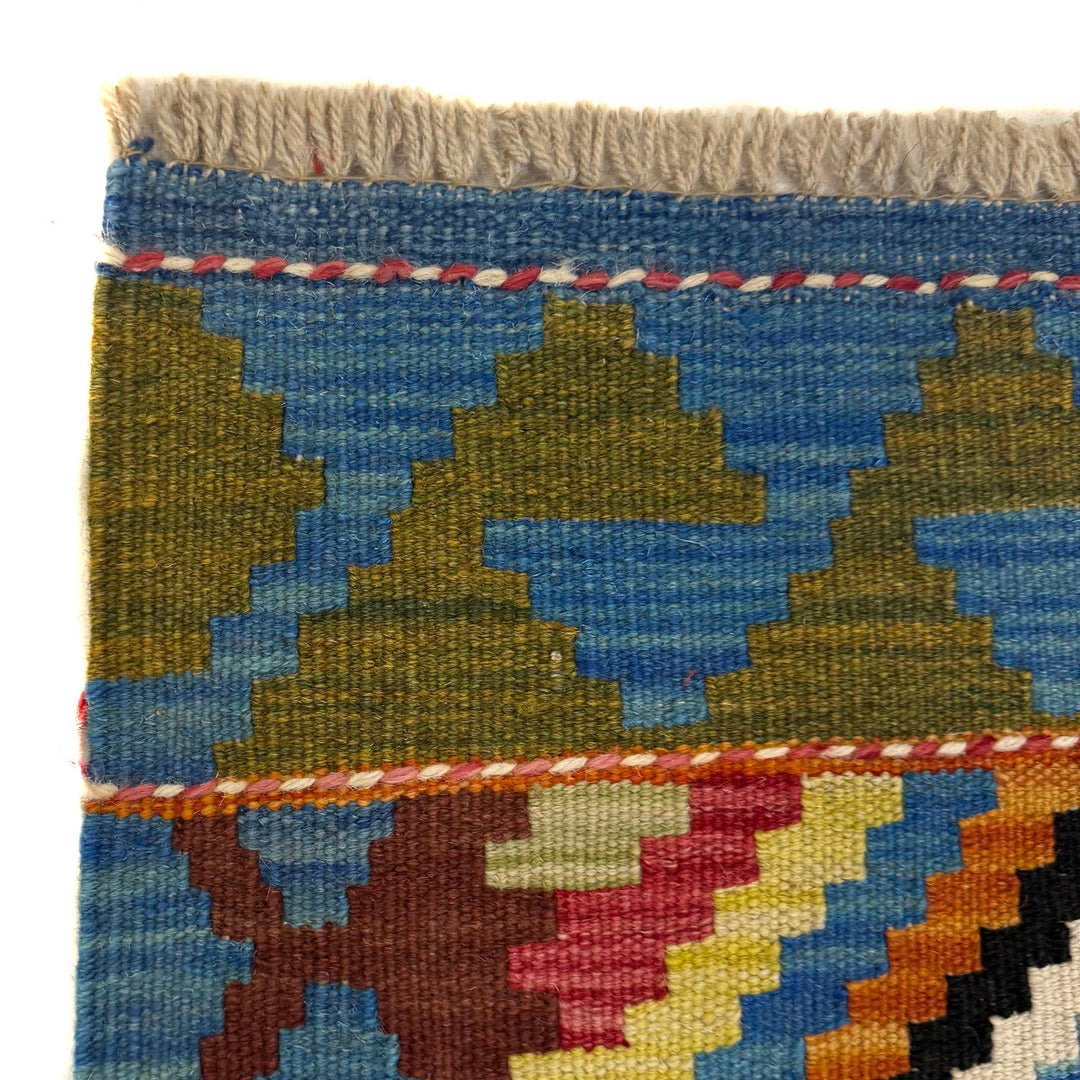 Handmade Vegetable Kelim Runner 2' 1" x 5' 7" - No. AL63718