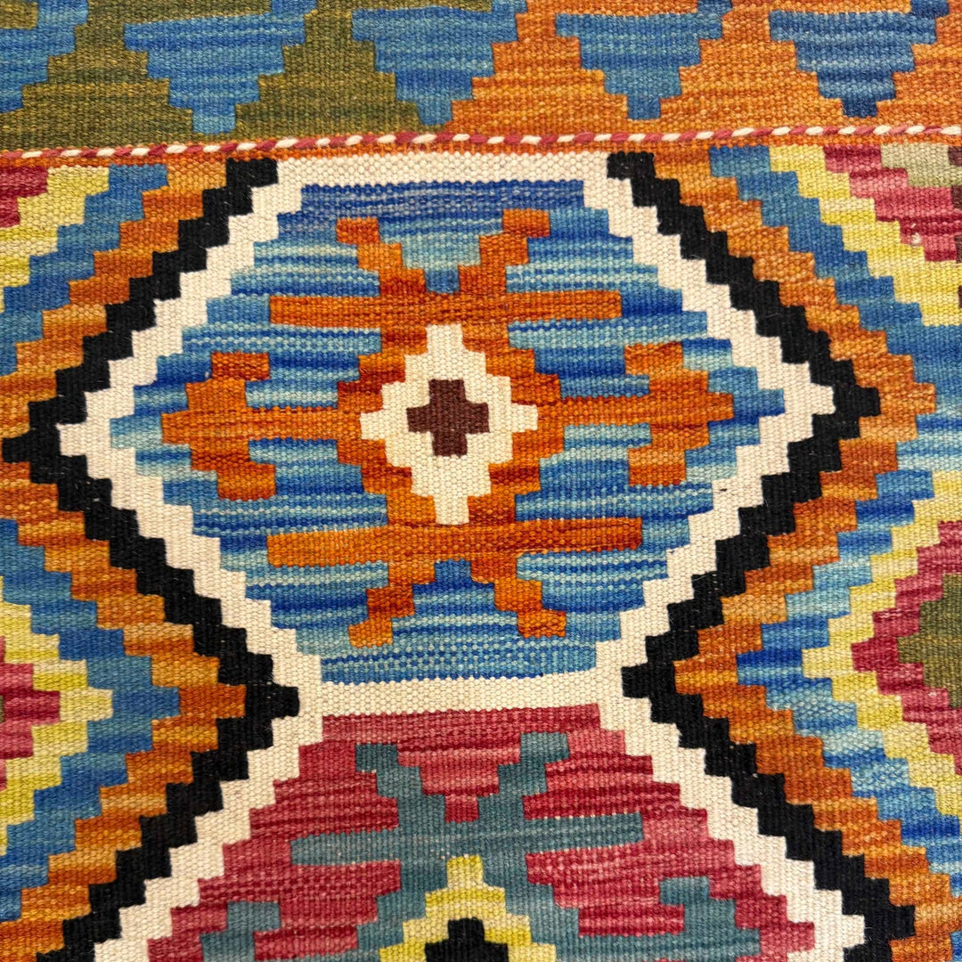 Handmade Vegetable Kelim Runner 2' 1" x 5' 7" - No. AL63718