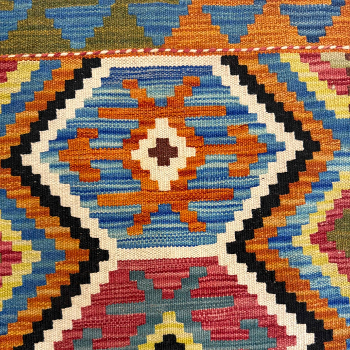 Handmade Vegetable Kelim Runner 2' 1" x 5' 7" - No. AL63718