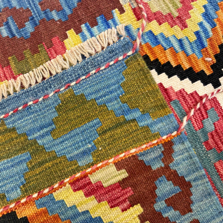 Handmade Vegetable Kelim Runner 2' 1" x 5' 7" - No. AL63718