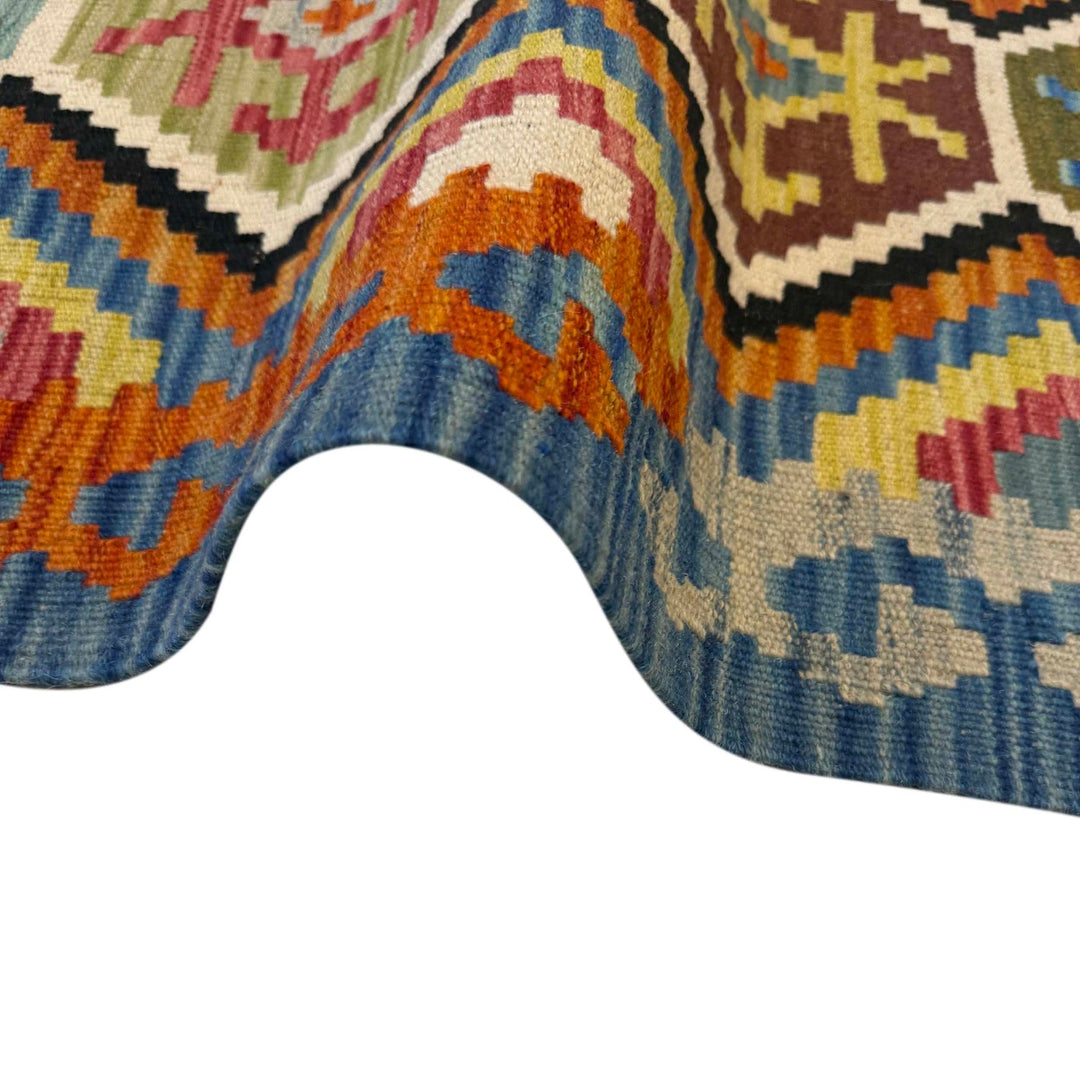 Handmade Vegetable Kelim Runner 2' 1" x 5' 7" - No. AL63718