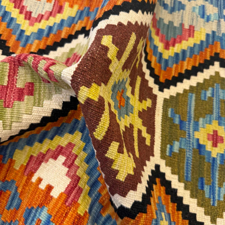 Handmade Vegetable Kelim Runner 2' 1" x 5' 7" - No. AL63718