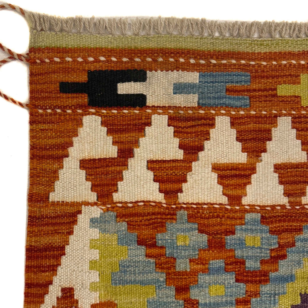 Handmade Vegetable Kelim Runner 2' 9" x 9' 8" - No. AL24787