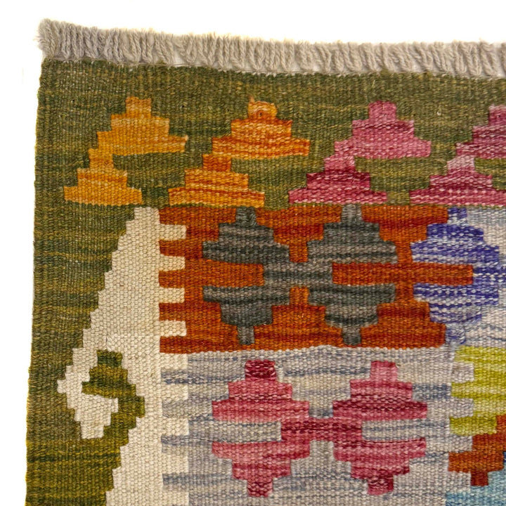 Handmade Vegetable Kelim 4' 1" x 5' 11" - No. AL78471