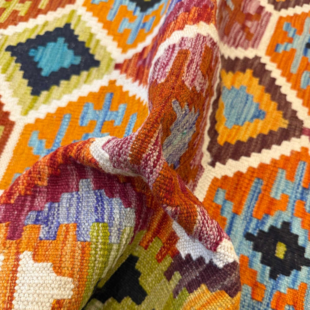 Handmade Vegetable Kelim 4' 1" x 5' 11" - No. AL78471