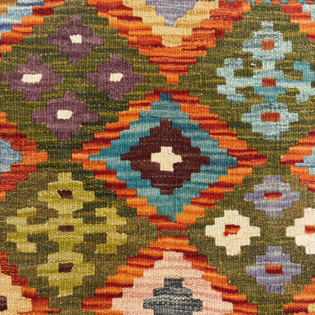 Hand Made Afghan Kilim Runner 2' 6" x 6' 8" - No. AL19888