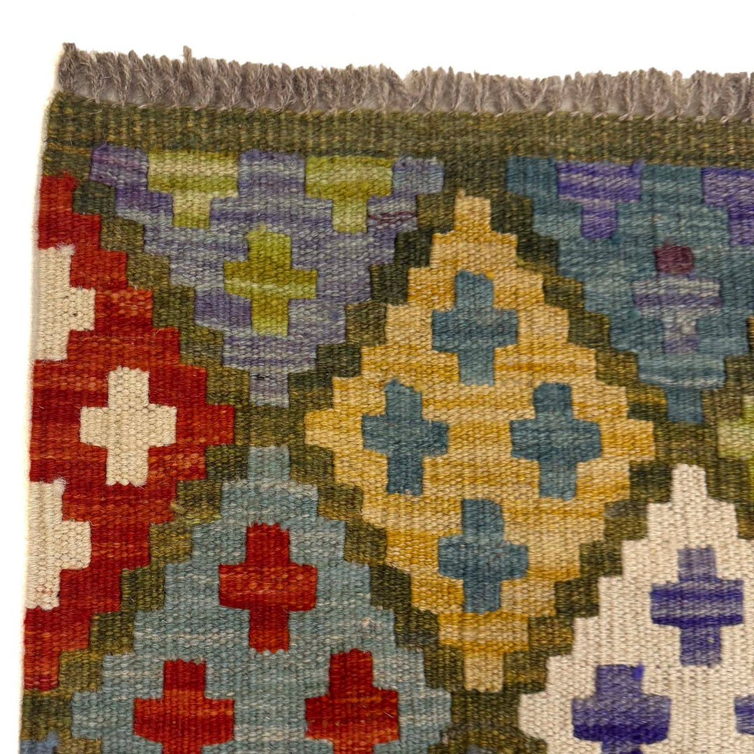 Small Size Chobi Kilim 3' 5" x 5' 0" - No. AL22274