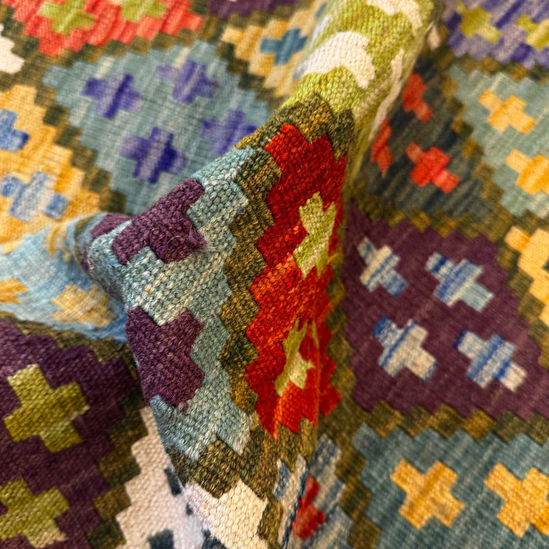 Small Size Chobi Kilim 3' 5" x 5' 0" - No. AL22274