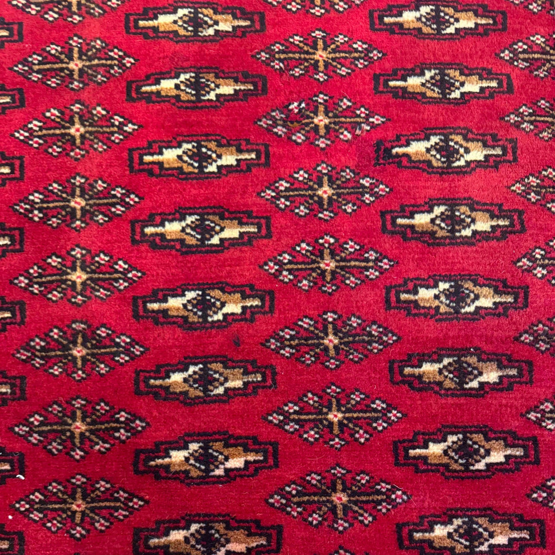Deep Red Color Baluchi Carpet 6' 8" x 9' 4" - No. AL60345