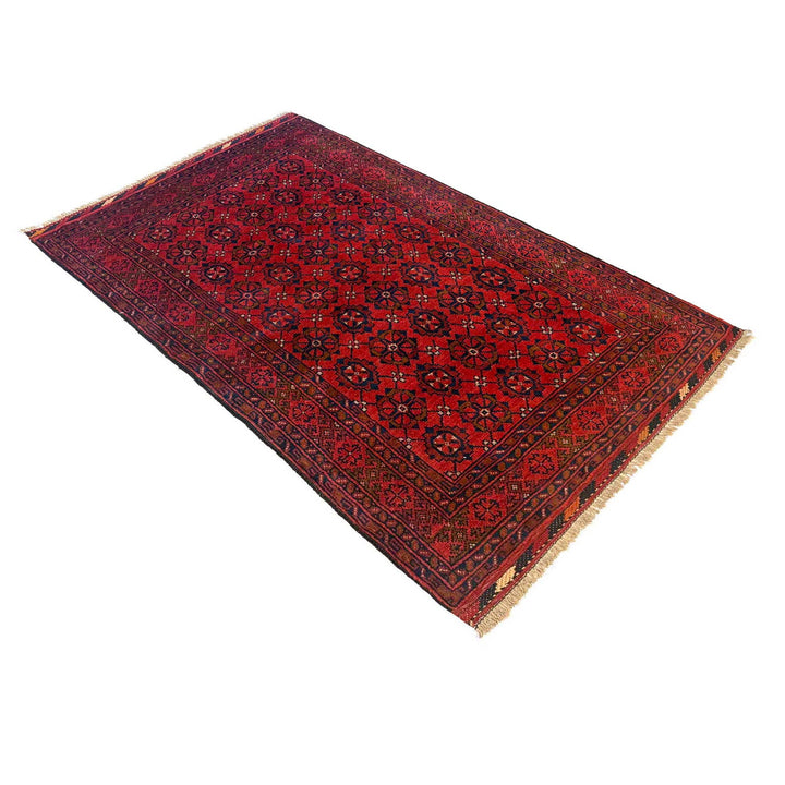 Handwoven Khal Mohammadi Afghan Carpet 3' 3" x 5' 5" - No. AL70418