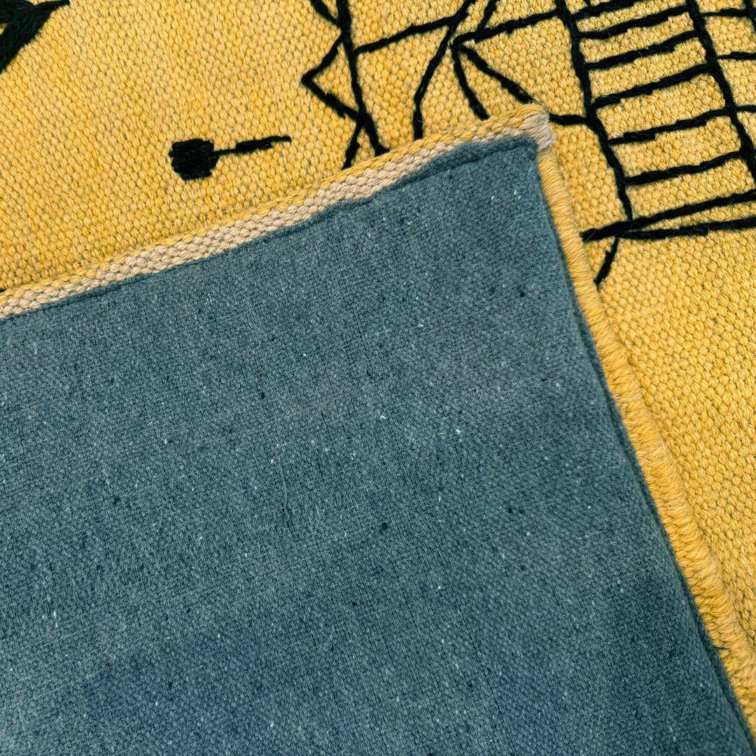 Pakistani Embroidery Kilim Runner 2' 4"x 7' 9" - No. AL83184