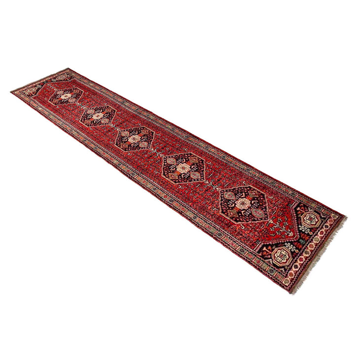 Afghan Shiraz Rug 2' 8" x 13' 0" Hand-Knotted view