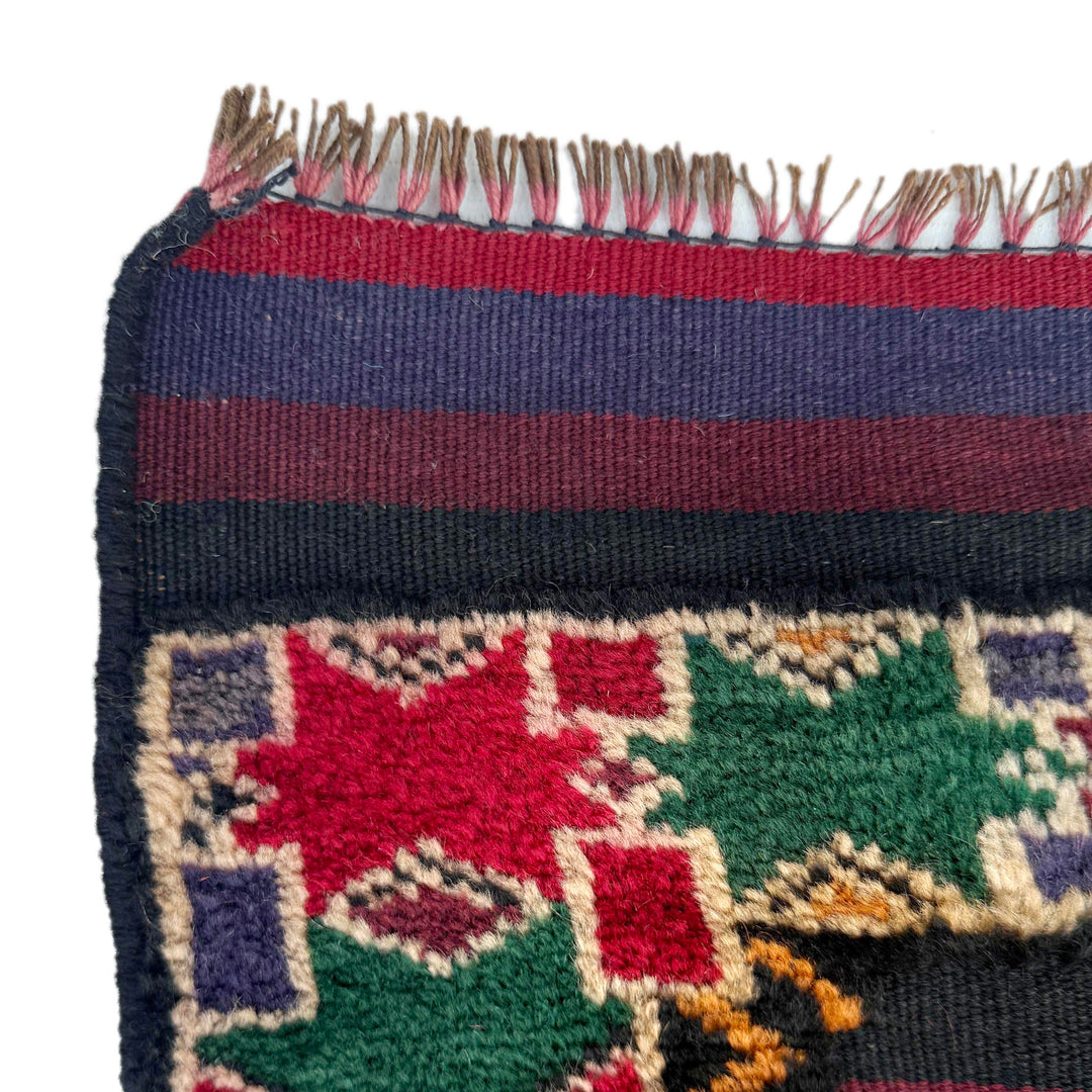 Afghan Vintage Kilim Rug 5'6" x 8'5" Flat-Weave | No. AL91322