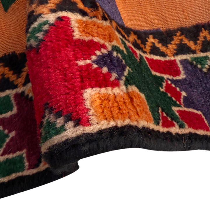 Afghan Vintage Kilim Rug 5'6" x 8'5" Flat-Weave | No. AL91322