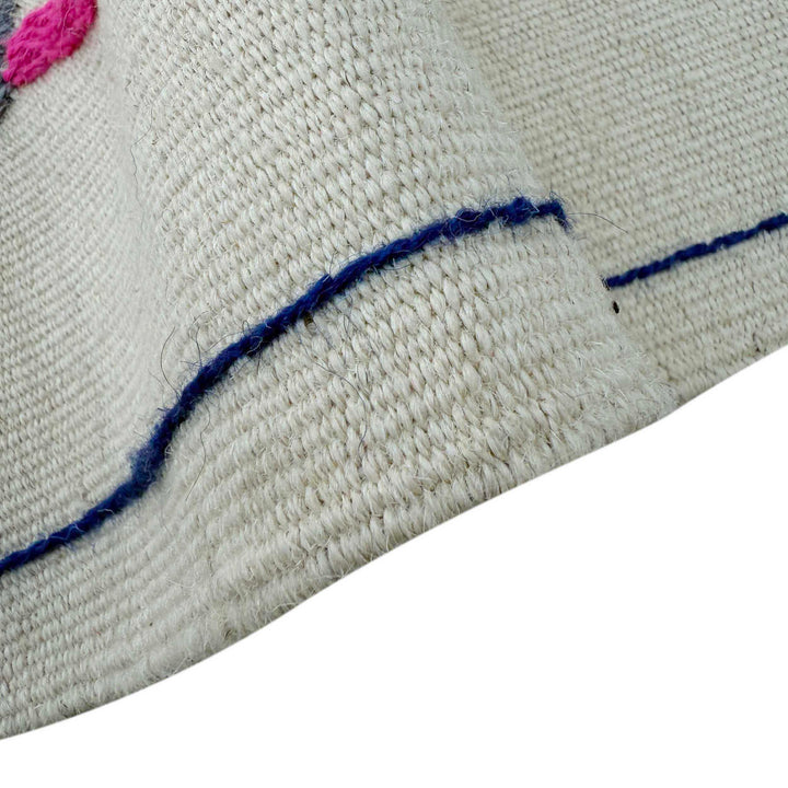 Beige Pakistani Kilim Rug 3' 9" x 6' 4" Flat-Weave field