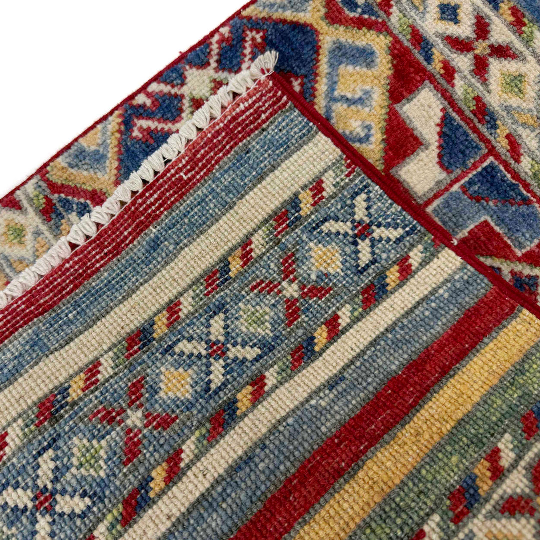 Afghan Khurjeen Runner Rug 1'10" x 5'11" Hand-Knotted | No. AL55997