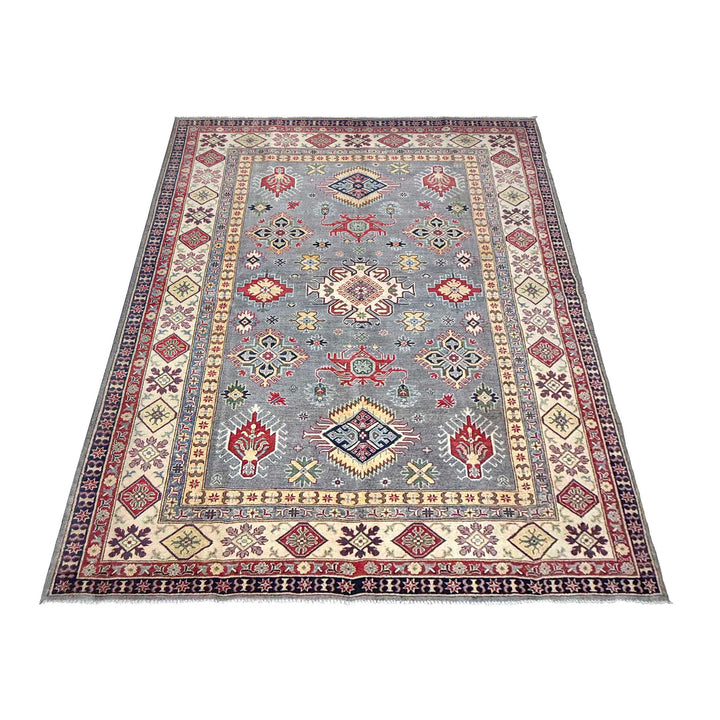 Hand Knotted Kazak Oriental Rug 6' 8" x 9' 7" - No. AL29240