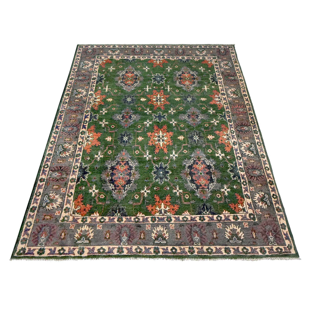 Oriental Kazak Rug 4' 10" x 7' 1" - No. AL57556