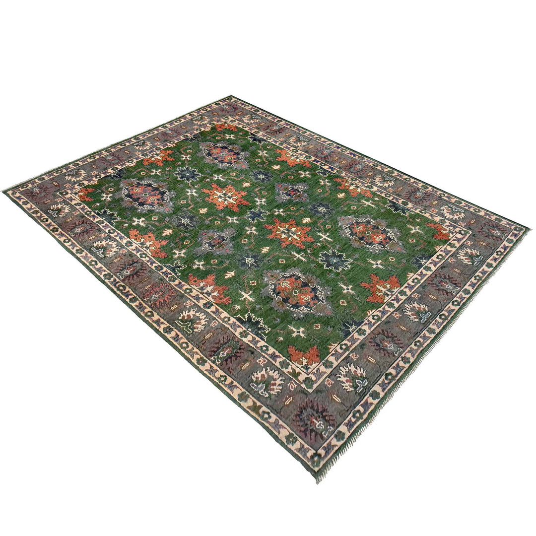 Oriental Kazak Rug 4' 10" x 7' 1" - No. AL57556