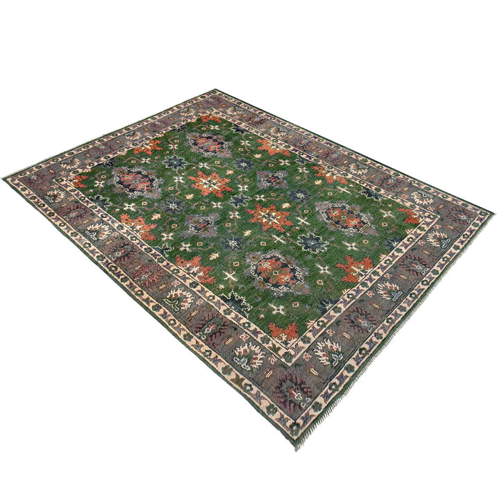 Oriental Kazak Rug 4' 10" x 7' 1" - No. AL57556