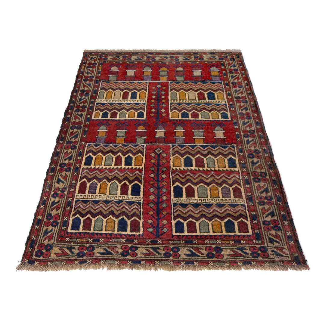 Small Prayer Carpet 2' 10" x 3' 9" - No. AL64288